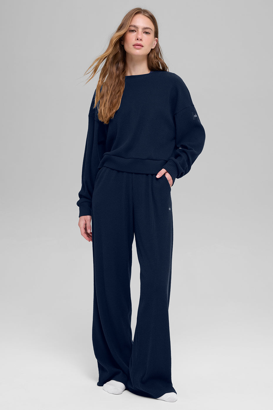 Muse Crew Neck Pullover - Navy