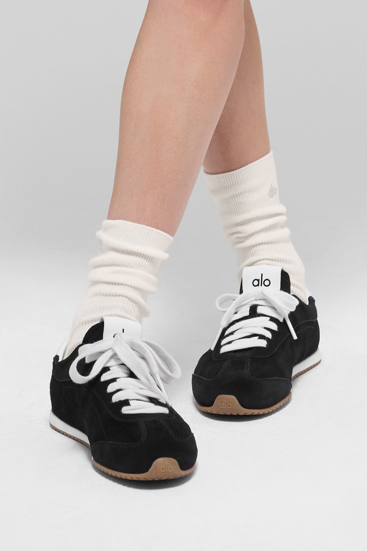 Unisex Half-Crew Understated Sock - Ivory