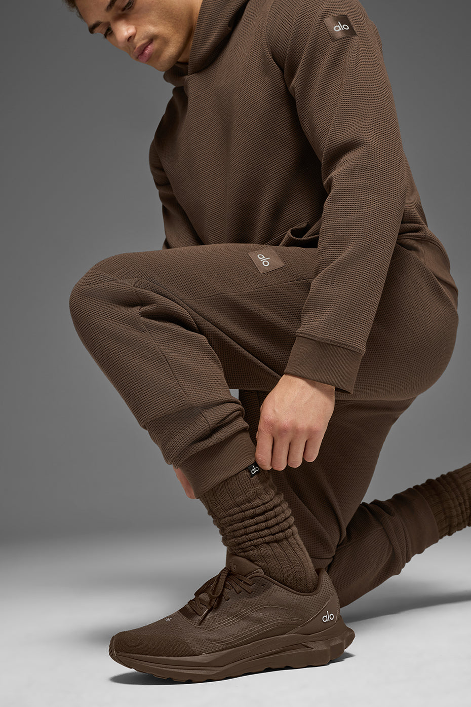 Unisex Scrunch Sock - Espresso