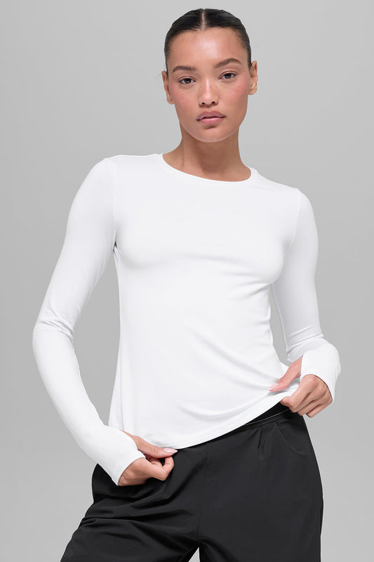 Alosoft Finesse Long Sleeve - White