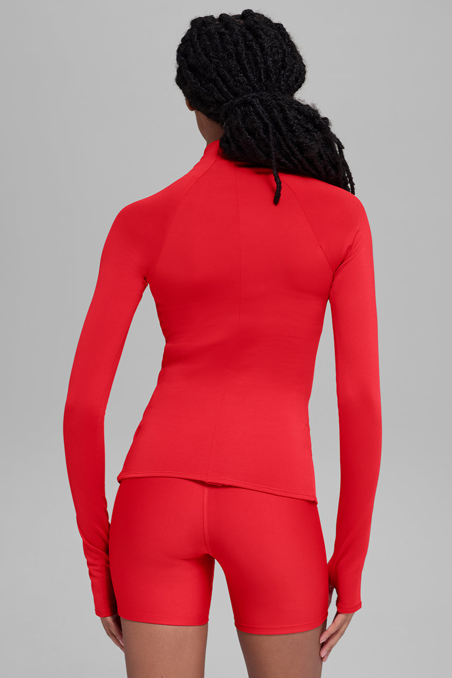 Airlift Winter Warm 1/4 Zip Long Sleeve - Bright Red
