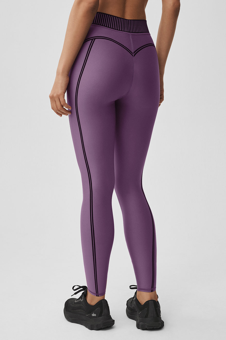 Airlift High-Waist 7/8 Line Up Legging - Plum Kiss