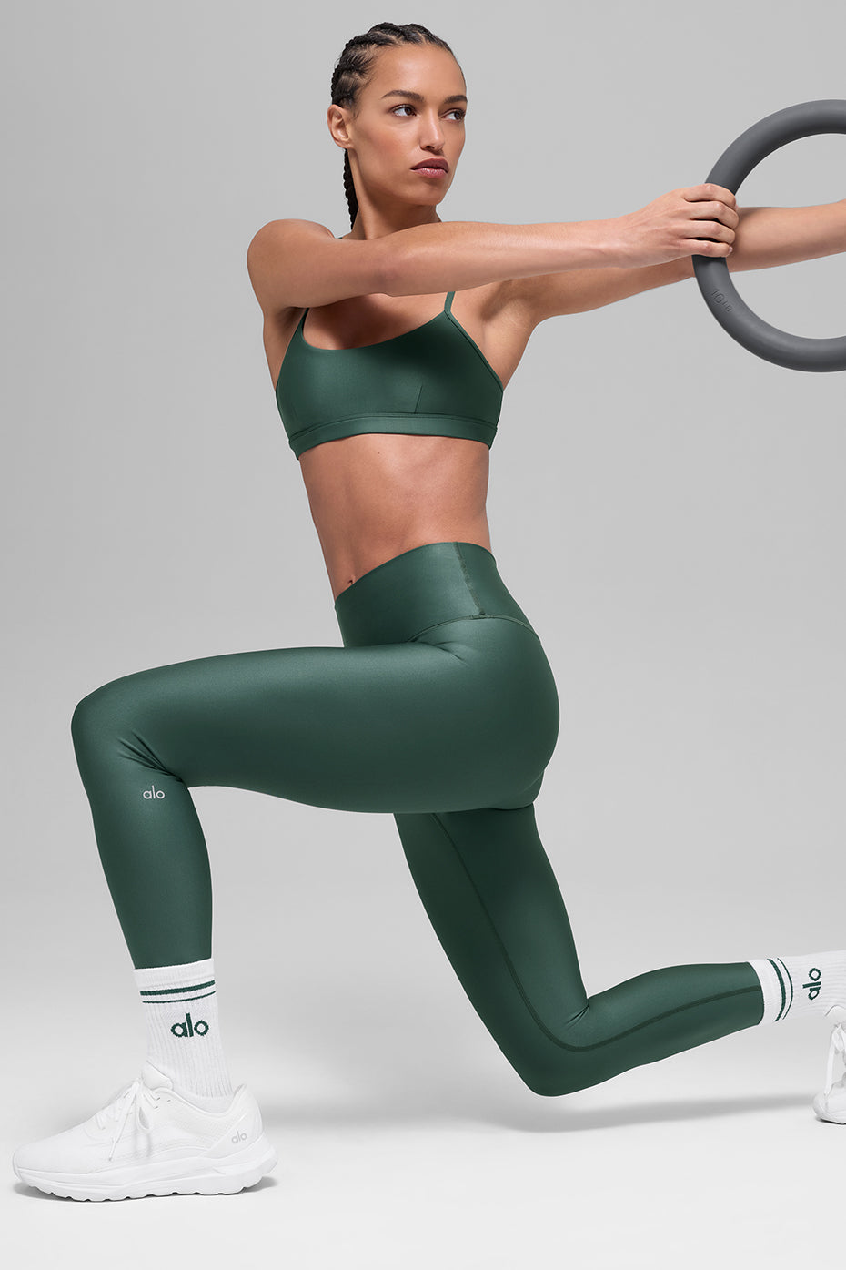 7/8 High-Waist Airlift Legging - Clover Green