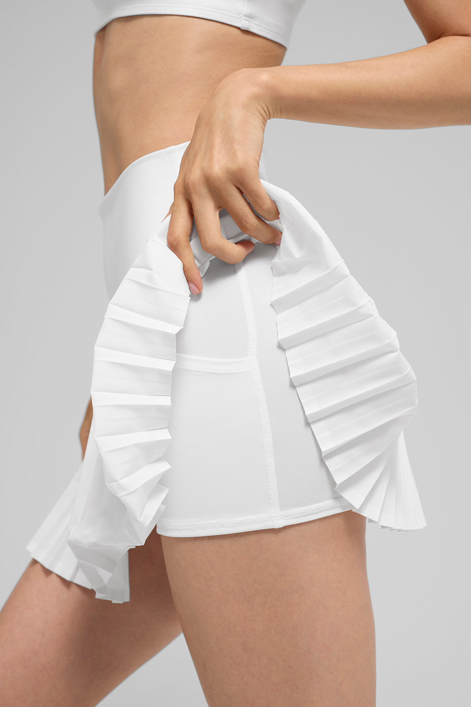 Serve Looks Tennis Skirt - White